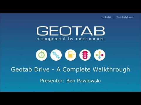 Geotab Drive: A Complete Walkthrough