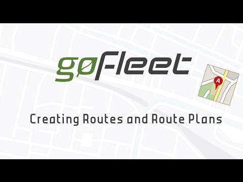 Creating Routes & Route Plans